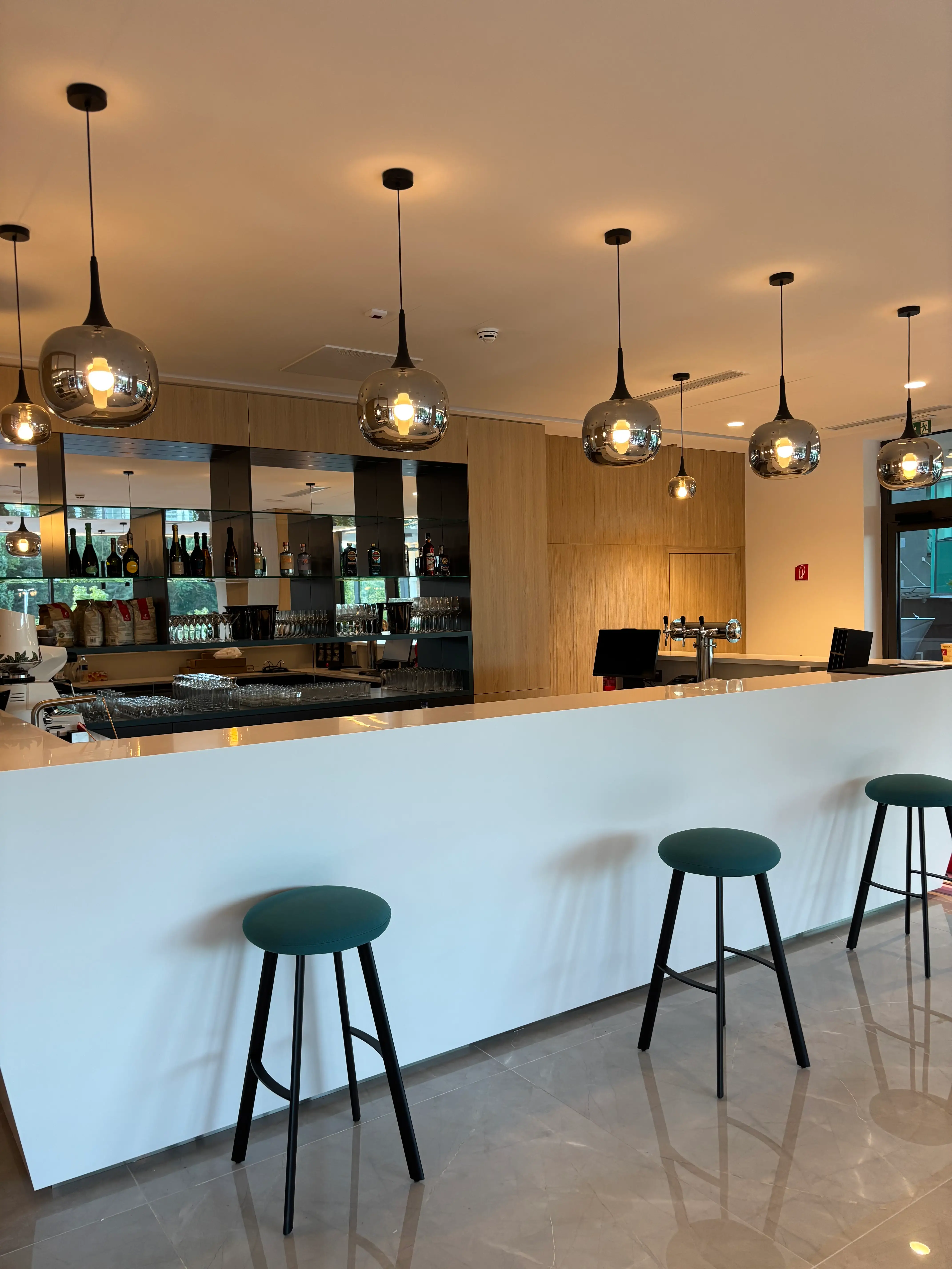 Hotel lobby bar